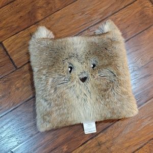 Faux fur pillow